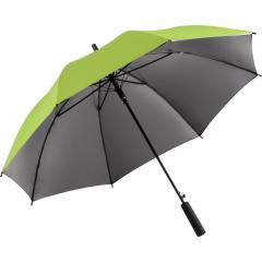 Regular umbrella FARE® Doubleface lime/grey